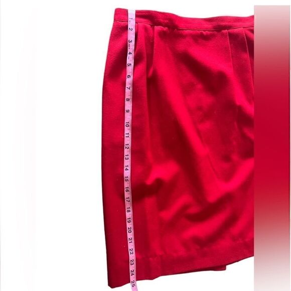VTG | Talbots | Red Blazer and Skirt Suit 2 Piece - Picture 14 of 16